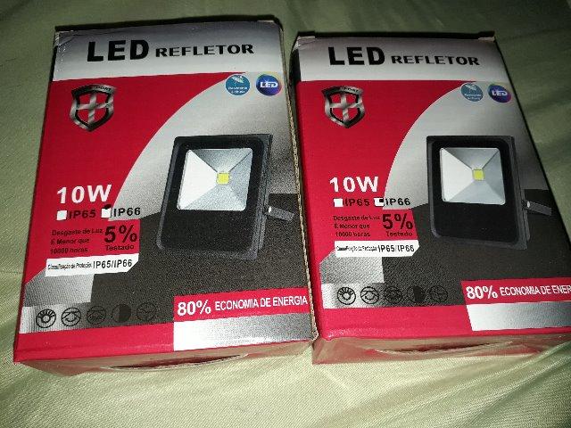 Mini olofotes de led azul ou branco