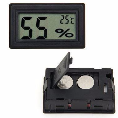 01 Termômetro Digital Com Higrômetro Com Pilha aproveite