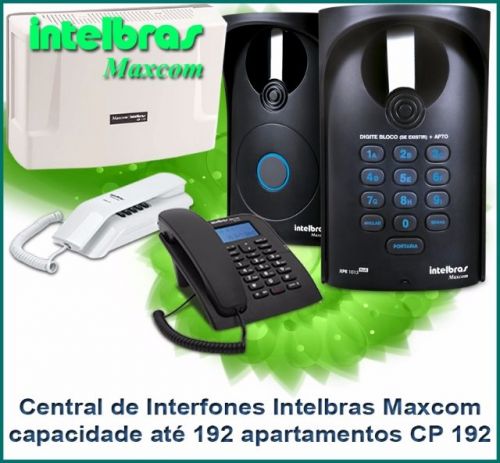 Central de Interfones Intelbras Maxcom Cp 192