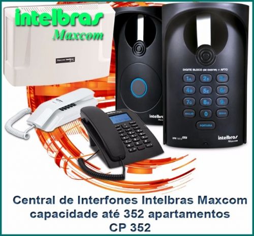 Central de Interfones Intelbras Maxcom Cp 352