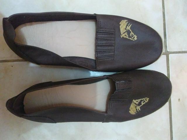 Alpargatas em couro