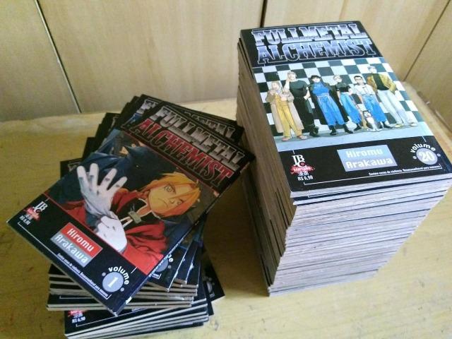 Coleção mangá Fullmetal alchemist primeira edição