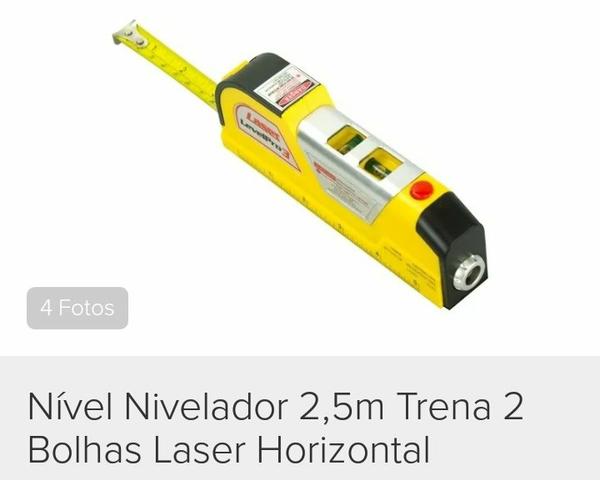 Nivel laser com trena nivelador horizontal