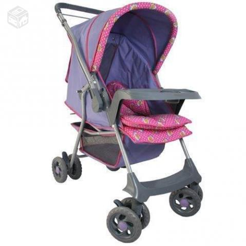 Carrinho de bebe galzerano lilas c verde [ OFERTAS 