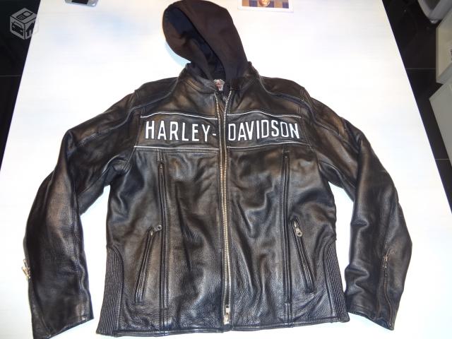 jaqueta de couro harley davidson original