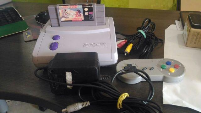 Super Nintendo Baby Com Cabo Av Fonte Original Controle Ofertas Vazlon Brasil