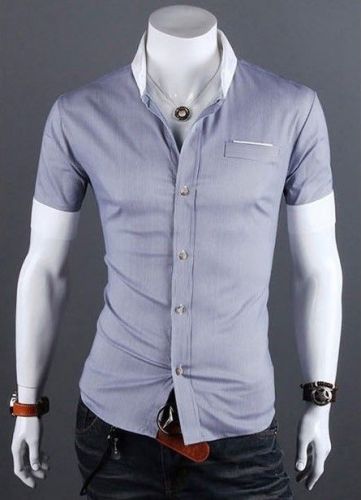 camisa slim fit masculina branca