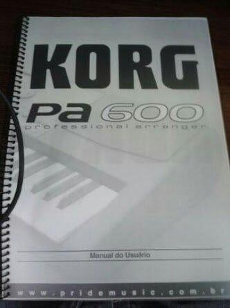 korg pa600 manual