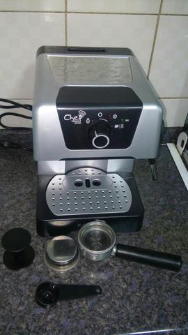 Cafeteira Expresso Electrolux Chefe Crema Silver Faz Capuccino Cafeteira Expresso Chef Crema Silver Eletrolux Ofertas Vazlon Brasil