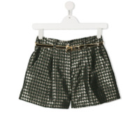 Abel & Lula Short pied-de-poule - Verde