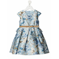 Abel & Lula Vestido com estampa floral - Azul