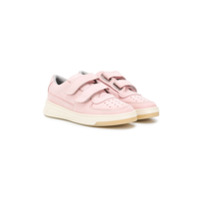 Acne Studios Kids Tênis com tira dupla - Rosa