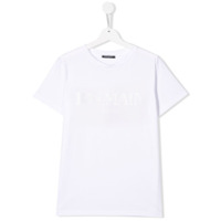 Balmain Kids Camiseta com logo - Branco