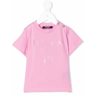 Balmain Kids logo-print T-shirt - Rosa