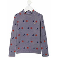 Bobo Choses moon-print logo jumper - Roxo