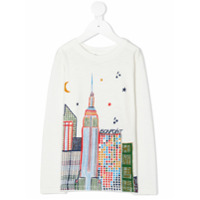 Bonpoint Camiseta New York - Branco