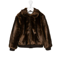 Bonpoint Jaqueta Paprika com pelos - Marrom