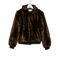 Bonpoint Jaqueta Paprika com pelos - Marrom