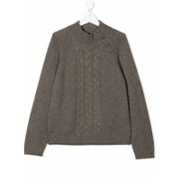 Bonpoint Suéter de cashmere e tricô - Cinza