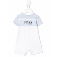 Boss Kids Body listrado com logo - Azul