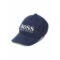 Boss Kids Boné com estampa de logo - Azul