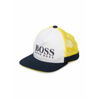 Boss Kids Boné com logo - Amarelo