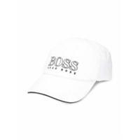 Boss Kids Boné com logo bordado - Branco