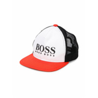 Boss Kids Boné com logo - Laranja