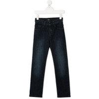 Boss Kids Calça jeans reta - Azul