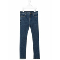 Boss Kids Calça jeans skinny - Azul