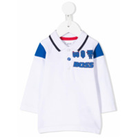 Boss Kids Camisa polo com estampa - Branco