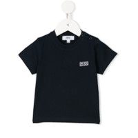Boss Kids Camiseta com logo bordado - Azul