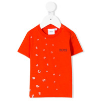 Boss Kids Camiseta com logo - Vermelho