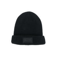 Boss Kids Gorro de tricô canelado - Preto