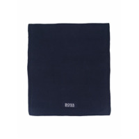 Boss Kids Manta com patch de logo - Azul