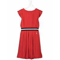 Boss Kids Vestido com pregas - Vermelho