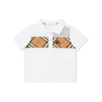 Burberry Kids vintage check shirt - Branco