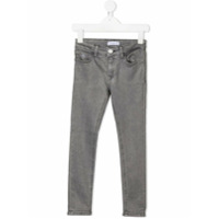 Calvin Klein Kids slim-fit jeans - Cinza