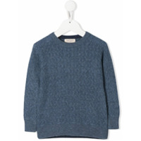 Cashmirino Suéter de tricô - Azul