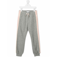 Chloé Kids Calça esportiva com logo - Cinza