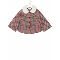 Chloé Kids Jaqueta xadrez - Branco