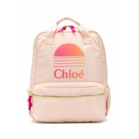 Chloé Kids Mochila de canvas - Neutro