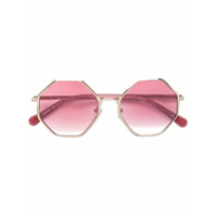Chloé Kids Óculos de sol octagonal - Rosa
