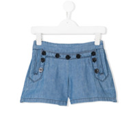 Chloé Kids Shorts jeans - Azul