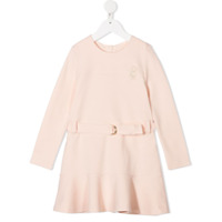 Chloé Kids Vestdo com logo Milano - Rosa