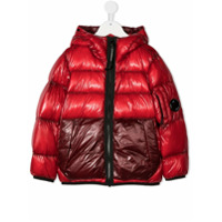 C.P. Company Kids Jaqueta matelassê - Vermelho