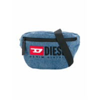 Diesel Kids Bolsa tiracolo com logo - Azul
