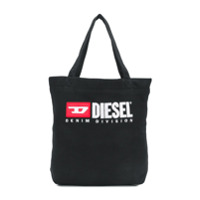 Diesel Kids Bolsa tote com logo - Preto