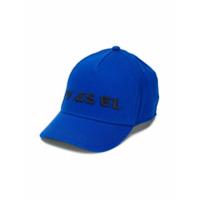 Diesel Kids Boné com logo bordado - Azul