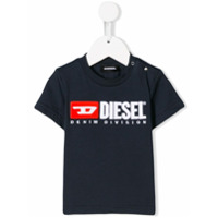 Diesel Kids Camiseta com logo - Azul